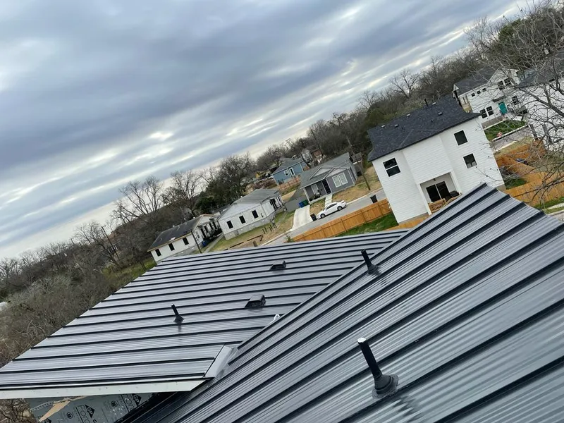 Standing seam metal roof panels with vents for Skylight Repair in Fostoria